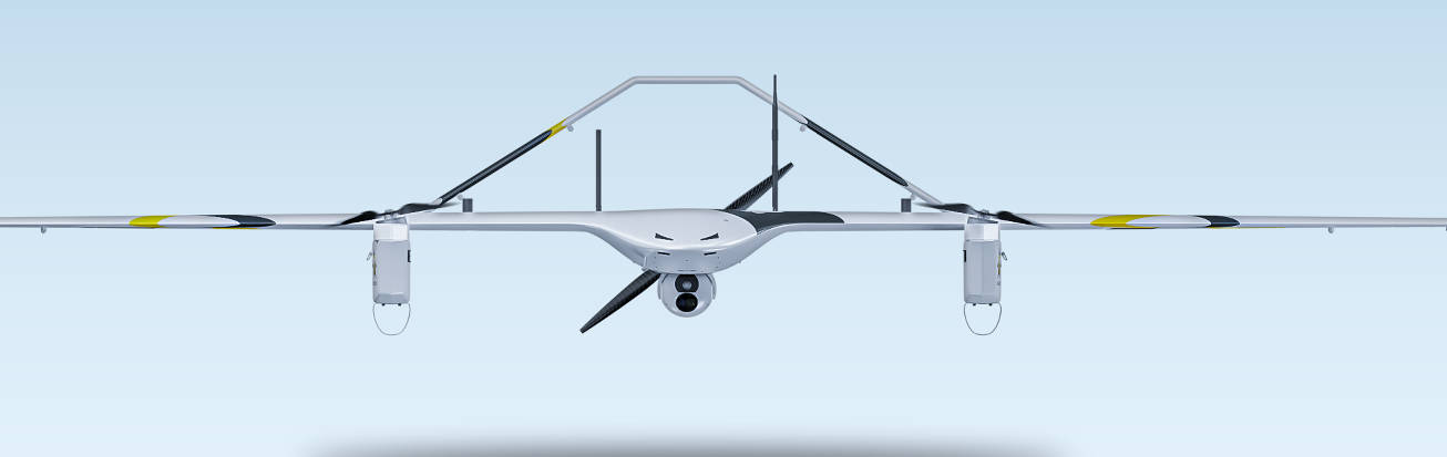大载重垂起固定翼无人机